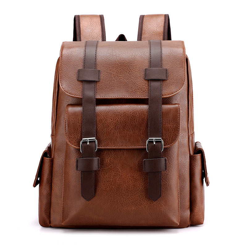 Mavelle Men's Leather Backpack