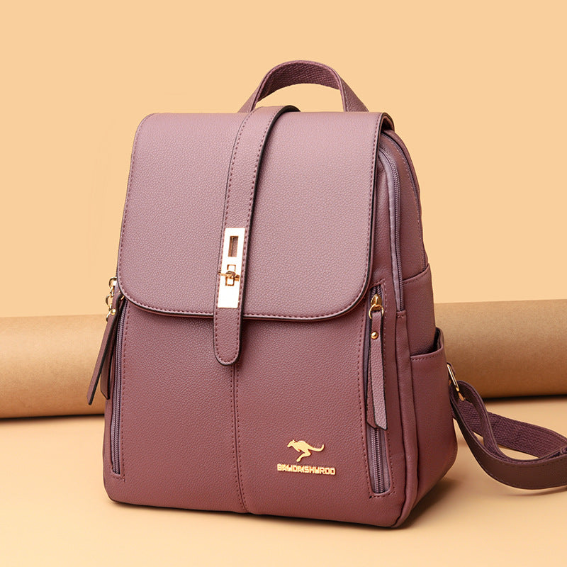 Orlena Leather Backpack