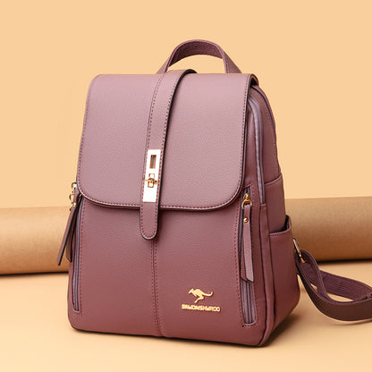 Orlena Leather Backpack