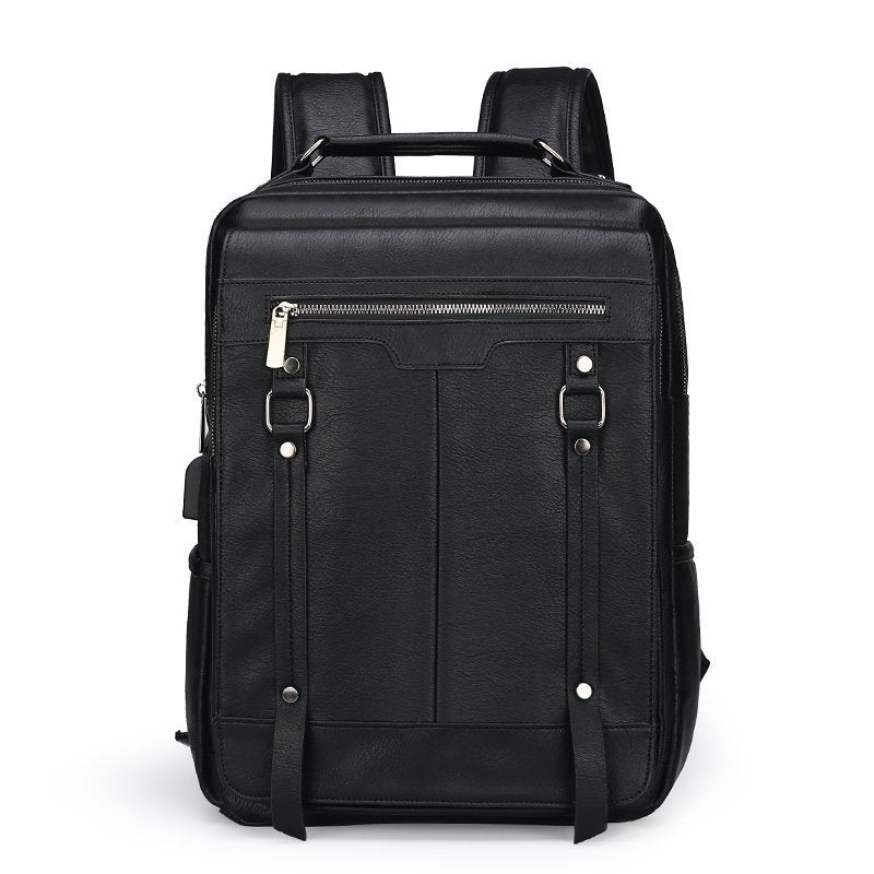Corvane Leather Backpack