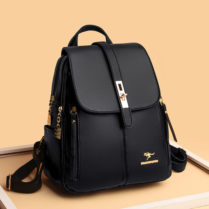 Orlena Leather Backpack