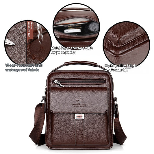 Selvian Men's Leather Bag