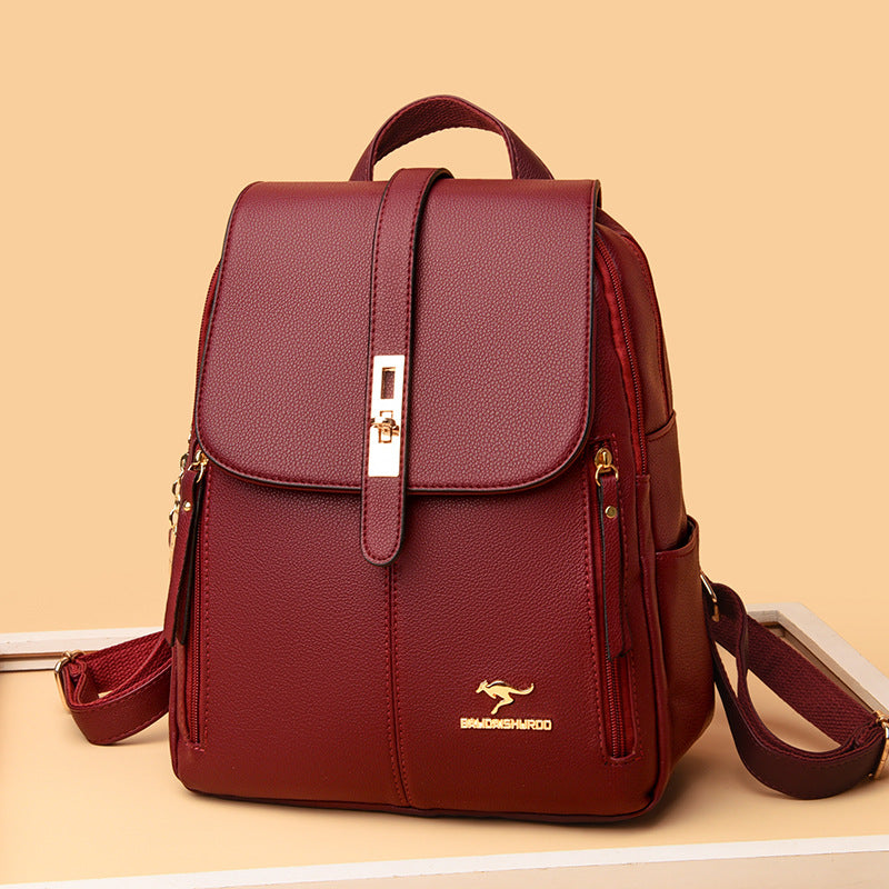 Orlena Leather Backpack
