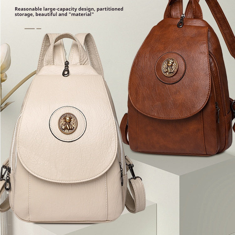 Norvian Women's Leather Backpack