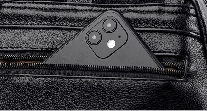 Orlena Leather Backpack
